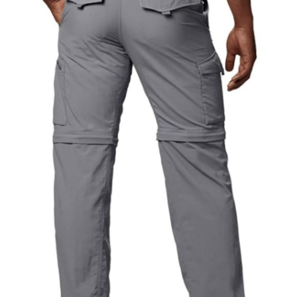 Columbia Silver Ridge Convertible Pants Zip Off In Gravel Size 50 X 34 - Picture 8 of 11